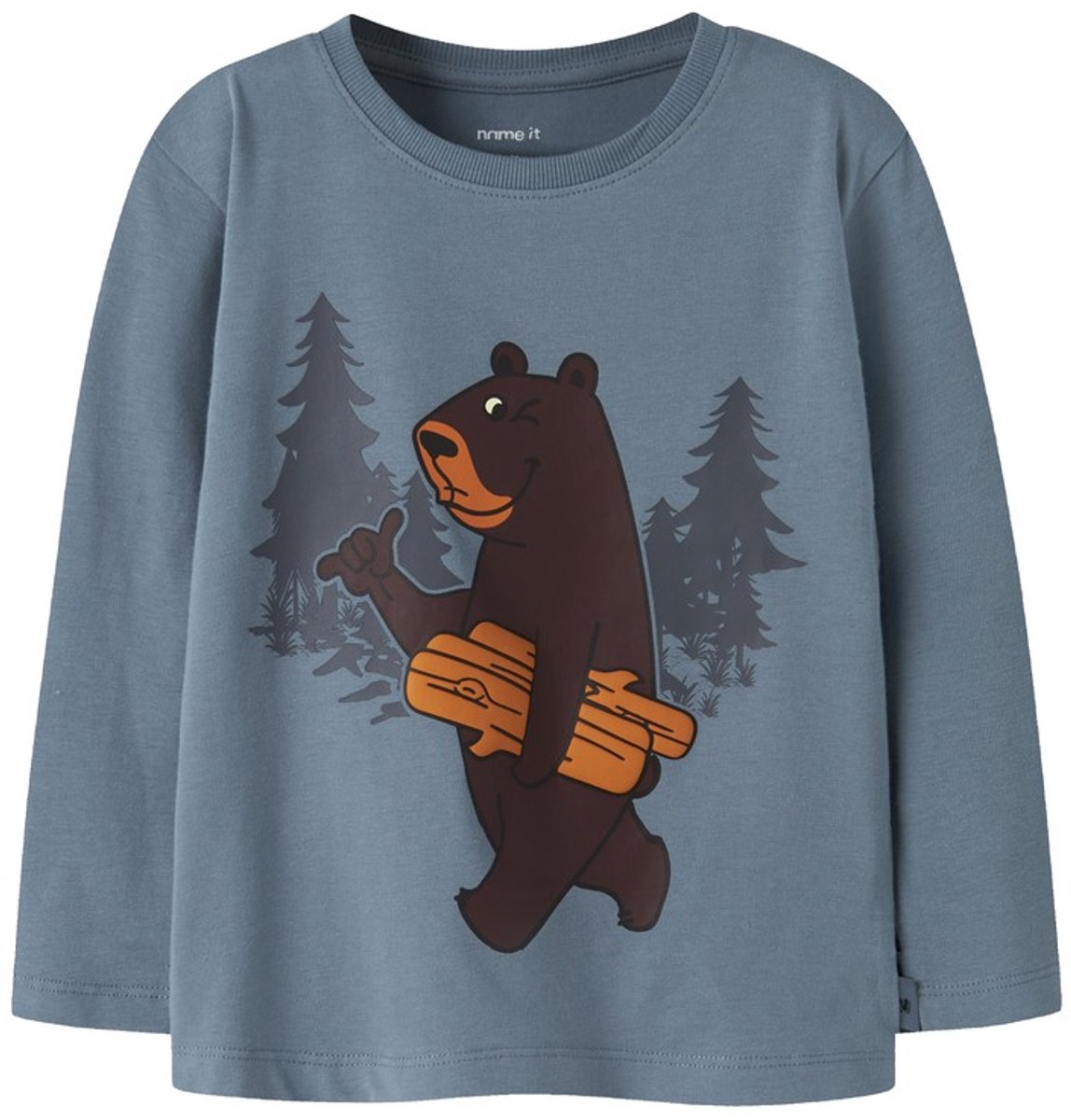 Name it sweater jongens - blauw - NMMotto - maat 110