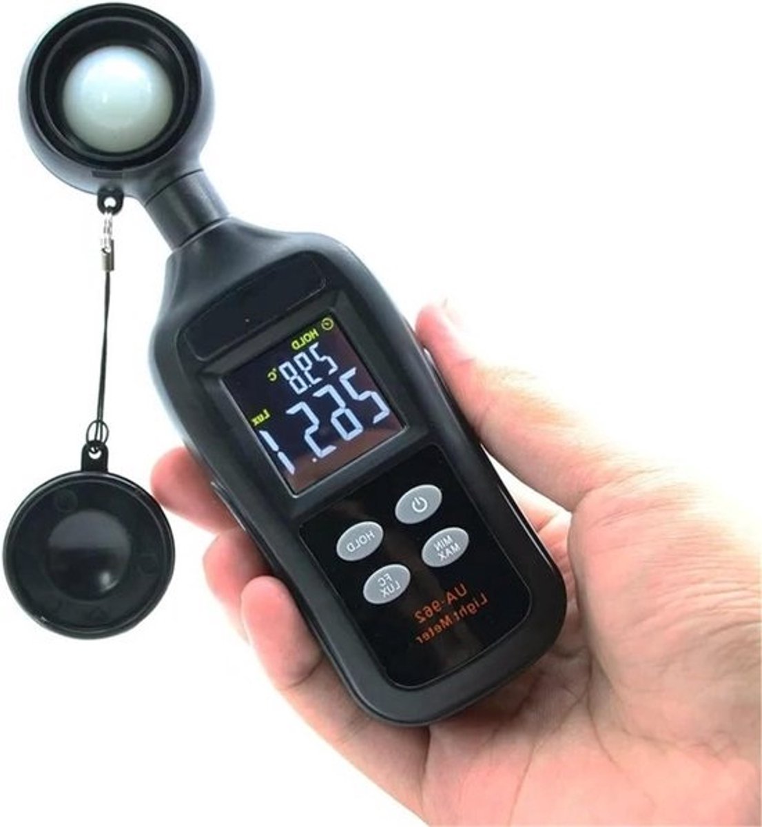 Lichtmeter - Luminantiemeter Fotometer - Lichtmeting Fotografie - Hoge Precisie Display - 1745x56x33mm - Zwart