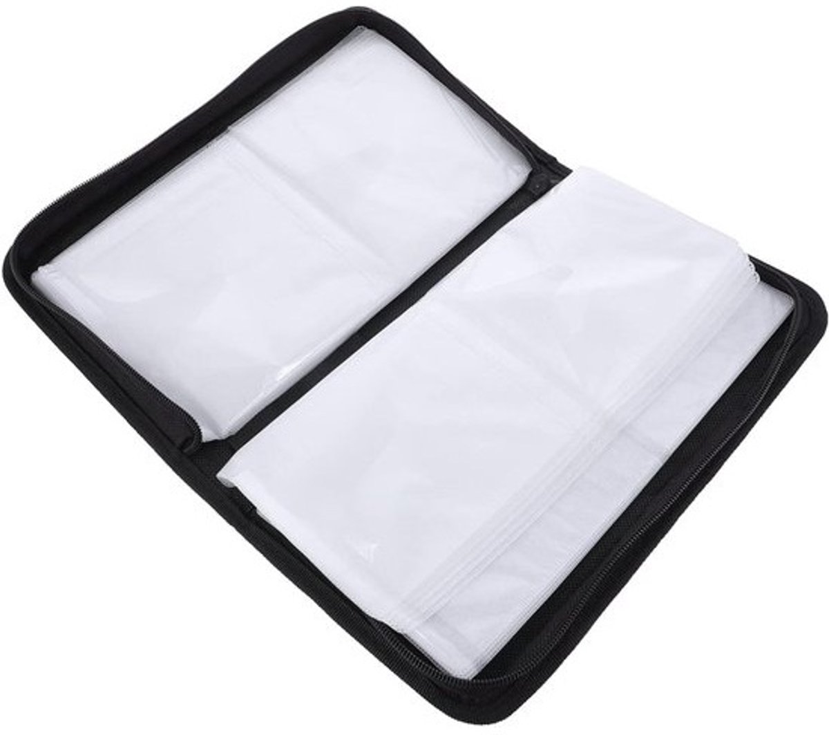 Cd Opbergtas - Dvd Organizer - Schijven Beschermen - Grote Capaciteit - 80 Stuks - Zwart