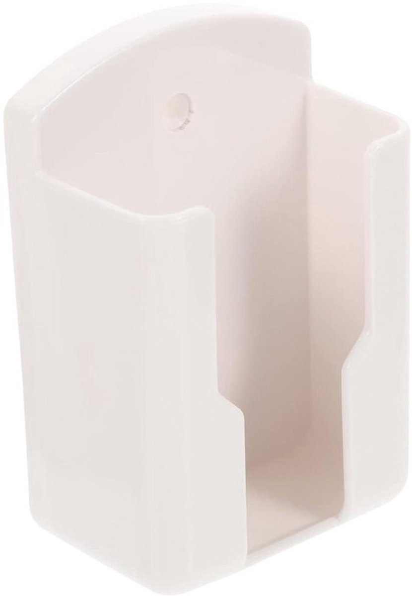 Afstandsbediening Houder - Opbergrek Controller - Huishouden Organiseren - Zelfklevend Ontwerp - 10 x 6.5 x 4 cm - Wit
