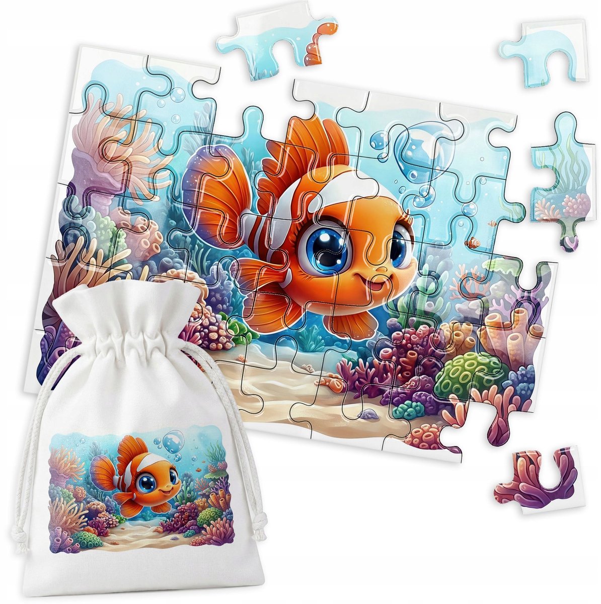 Educatieve Puzzel Aquarium Vis - 35 Stukjes