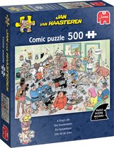 Jan van Haasteren Een hondenleven - Puzzel 500 stukjes volwassenen - Legpuzzels