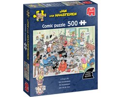 Jan van Haasteren Een hondenleven - Puzzel 500 stukjes volwassenen - Legpuzzels