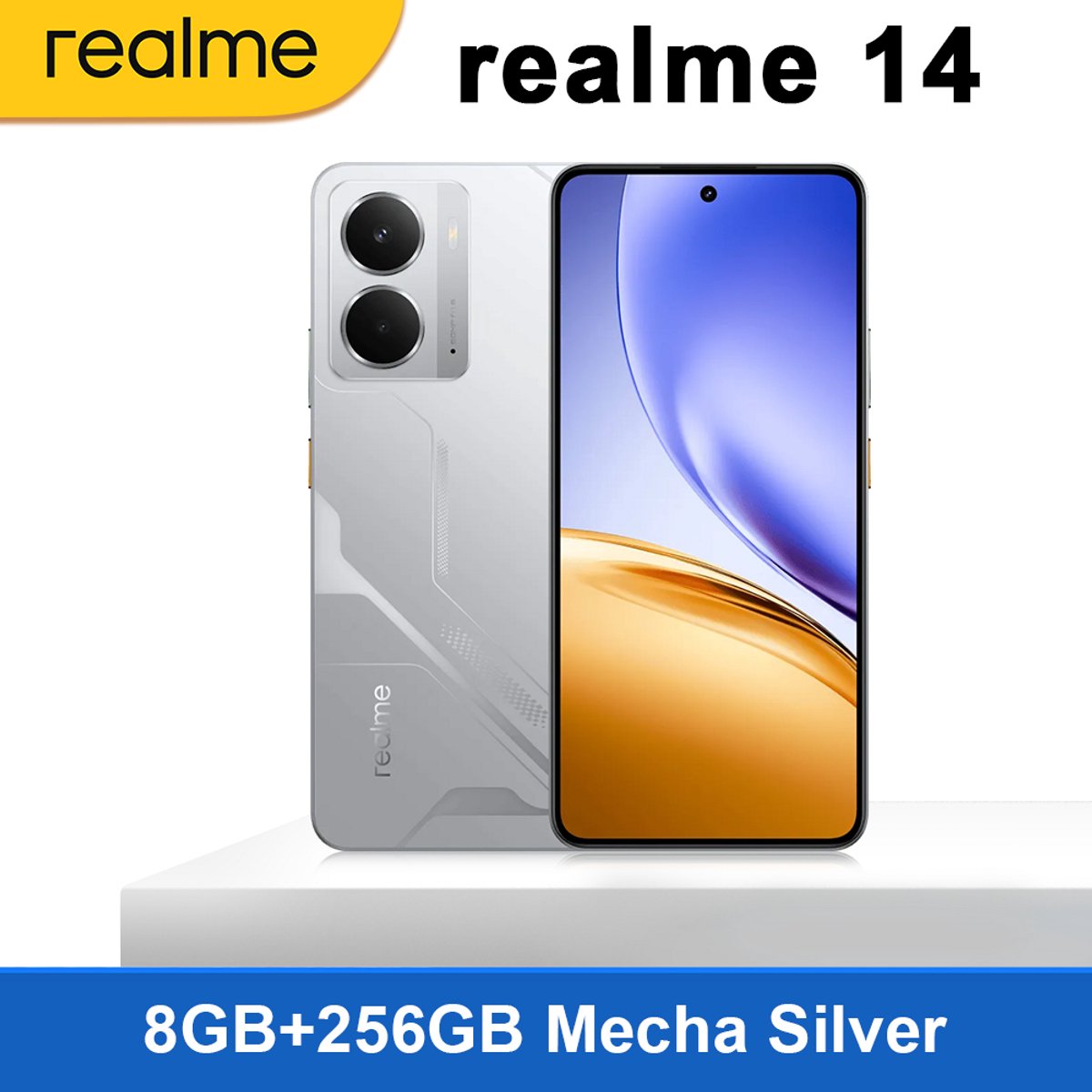 Realme 14 5G Smartphone – 8GB+256GB – 6,67" 120Hz AMOLED – 6000mAh – Mecha Silver