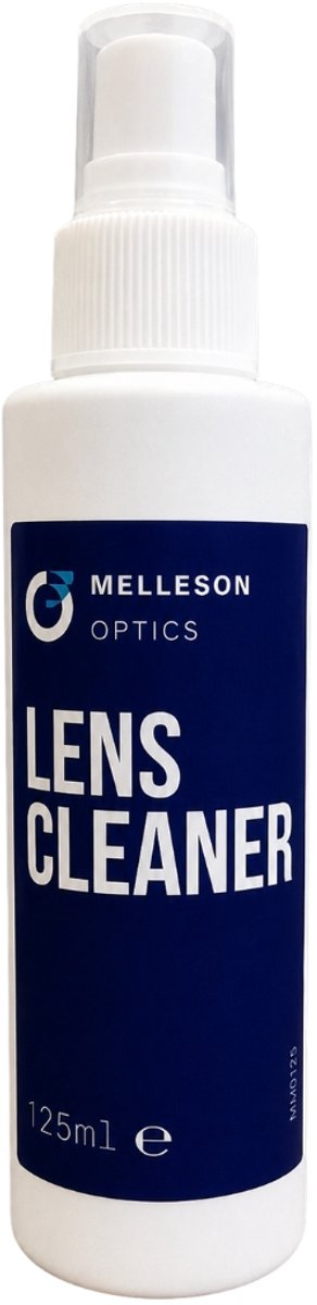 Melleson Optics - Lens Cleaner 125 ml - Brillenreiniger voor Glazen van Plastic en Glas - Veilig voor Anti-Reflecterende Coatings