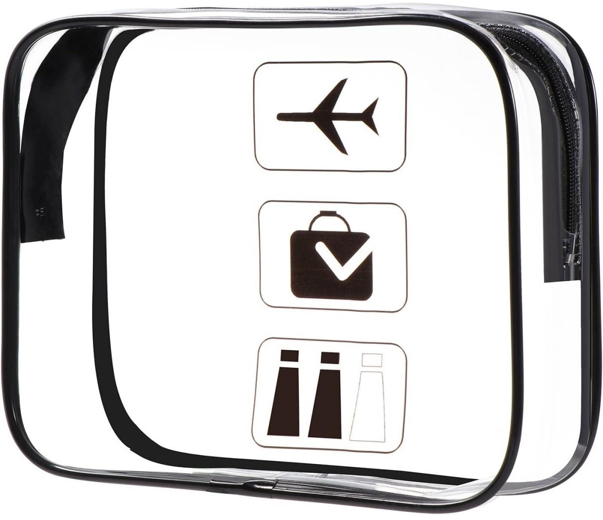 SSTRWGOOD 3 Stuks Cultuurtassen - Transparante Kulturtas voor Vloeistoffen - 20x15x6cm - Waterdicht en Stofdicht - Makkelijk Schoon Te Maken - Geschikt voor Handbagage en Reizen - Kunststof