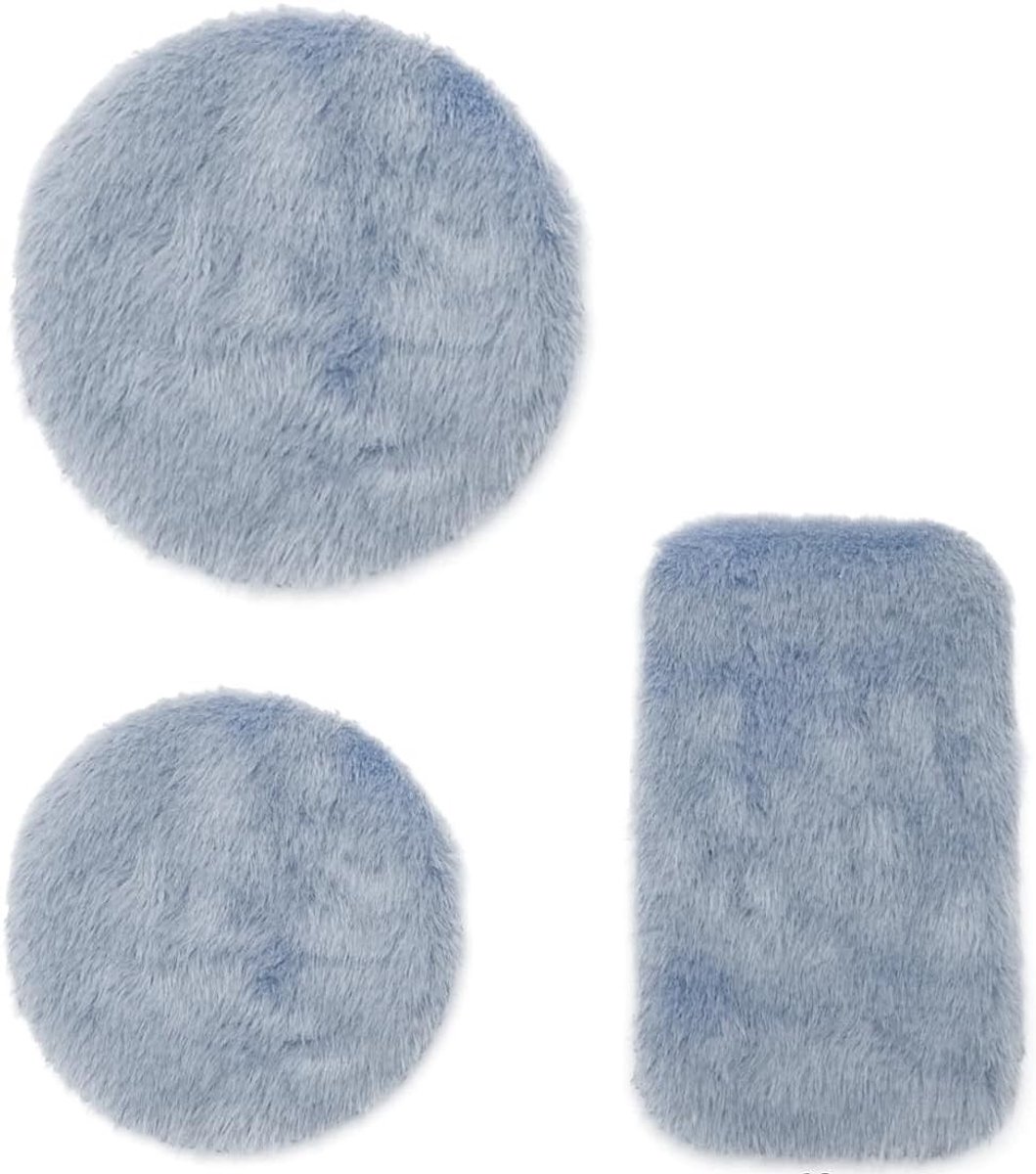 Dollhouse accessoires met blauw tapijt voor poppenhuis, perfect voor creatief spel en decoratie