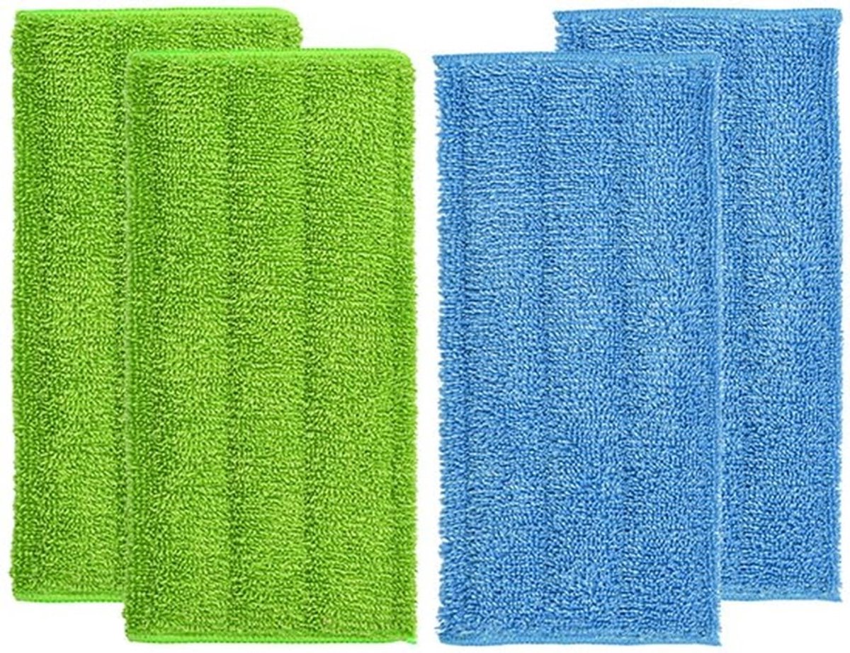 Geschikt voor Swiffer WetJet vlakmop doekje 4-delig verlijmd type verdikte mop kop voor nat en droog gebruik