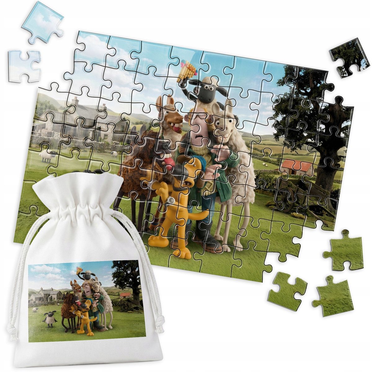 Shaun het schaap Film Poster Puzzel - 70 Stukjes