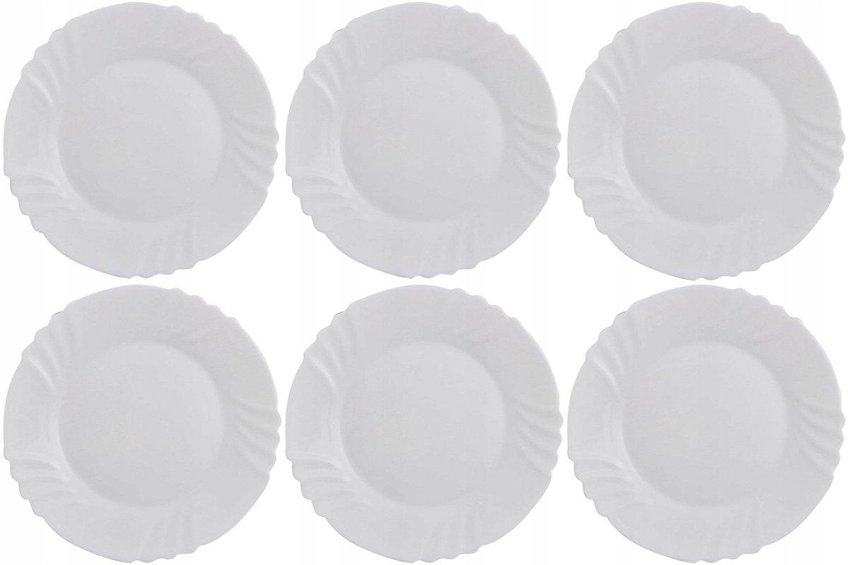 Bormioli Ebro dessertbord met 6 stuks - 20 cm
