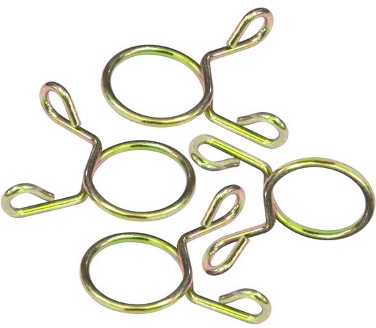 Veerklemmen Slangen - Slangklemmen Klemmen - Slangen Bevestigen - Eendraads Ontwerp - 14 mm - Zilver