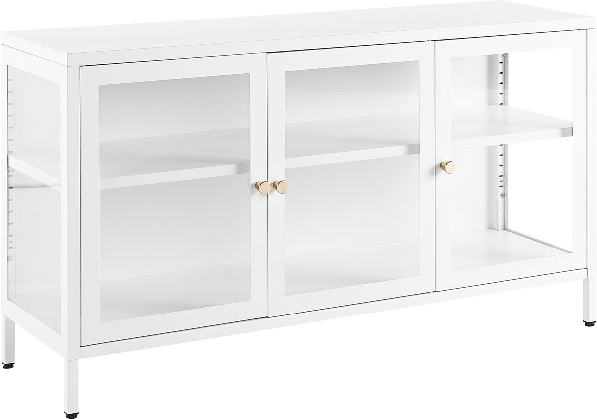 NEWPORT - Sideboard - Wit - Staal