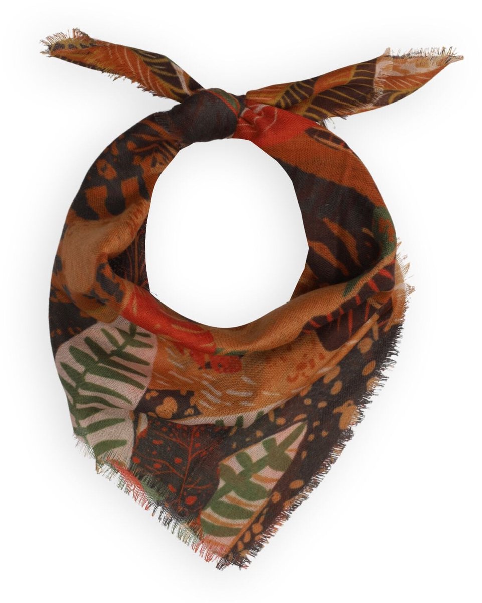 Notre-V Bengale Tiger Sjaals Dames - Multi - Maat ONESIZE