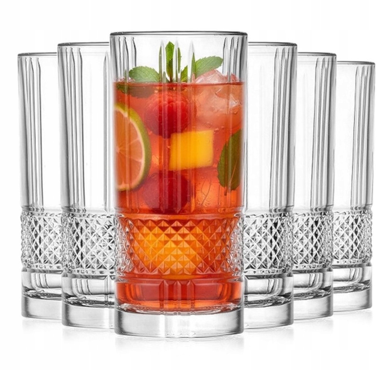 LUXITO Apollo hoge drinkglazen 340 ml - Set van 6