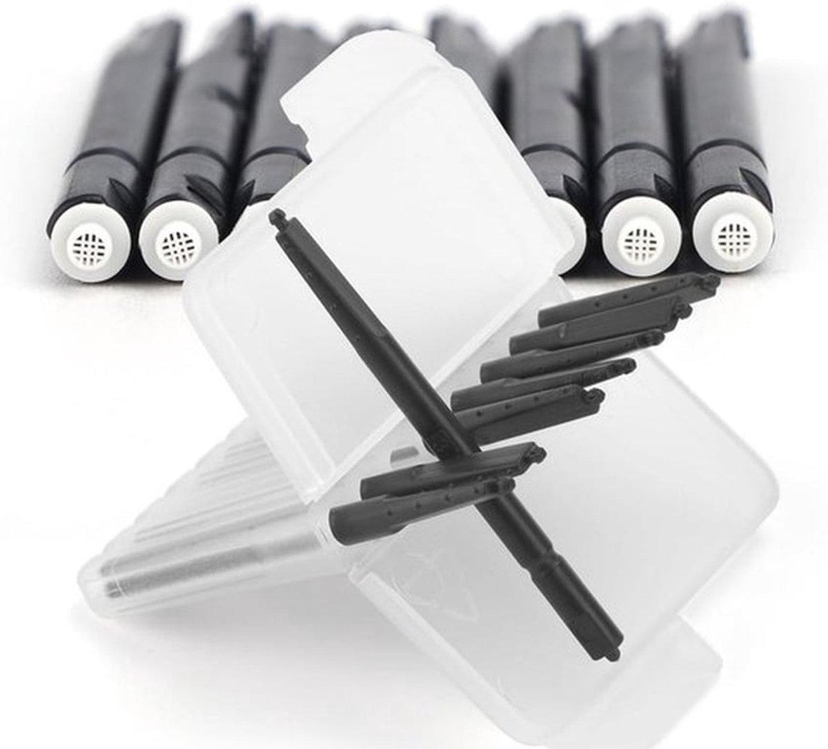 5-Pack Oorsmeerfilters voor Hoortoestellen - Reinigingstools - Praktische Set - 8 Stuks per Doos