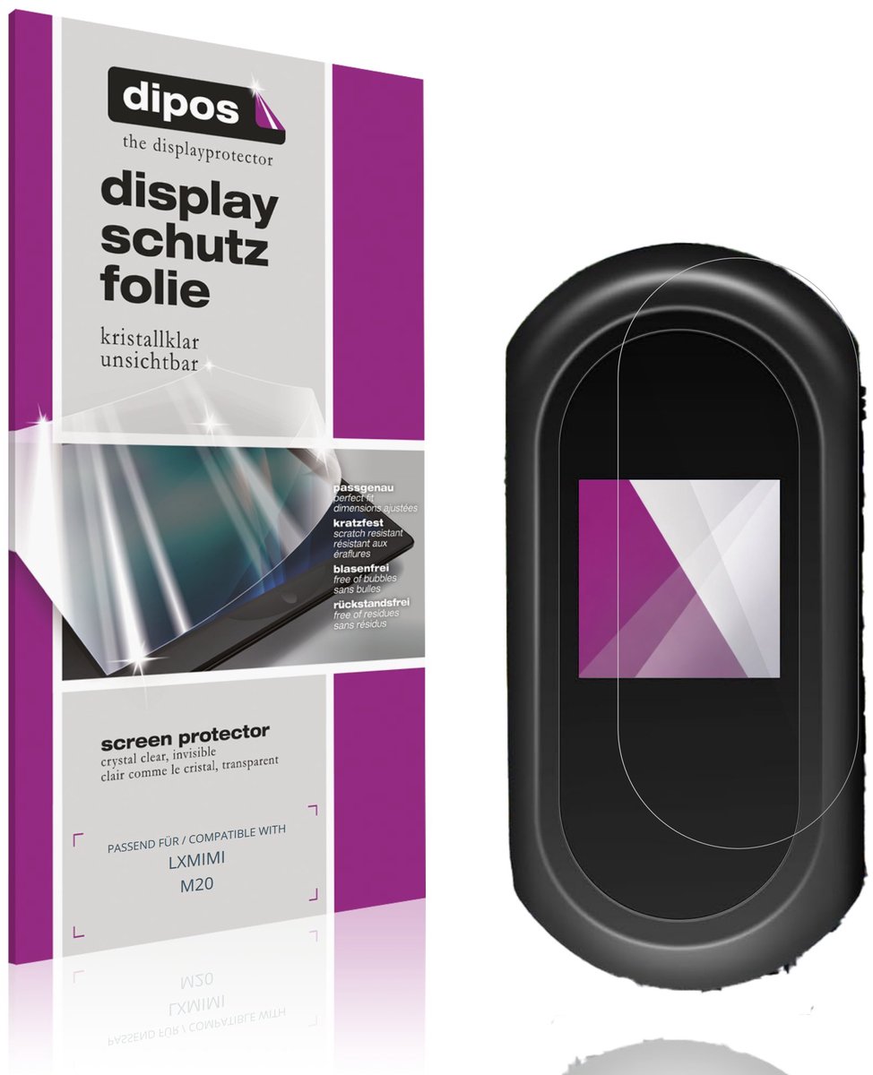 dipos – 4x Beschermfolie geschikt voor LXMIMI M20 | Krasbestendige & heldere Screenprotector Ultra-Thin