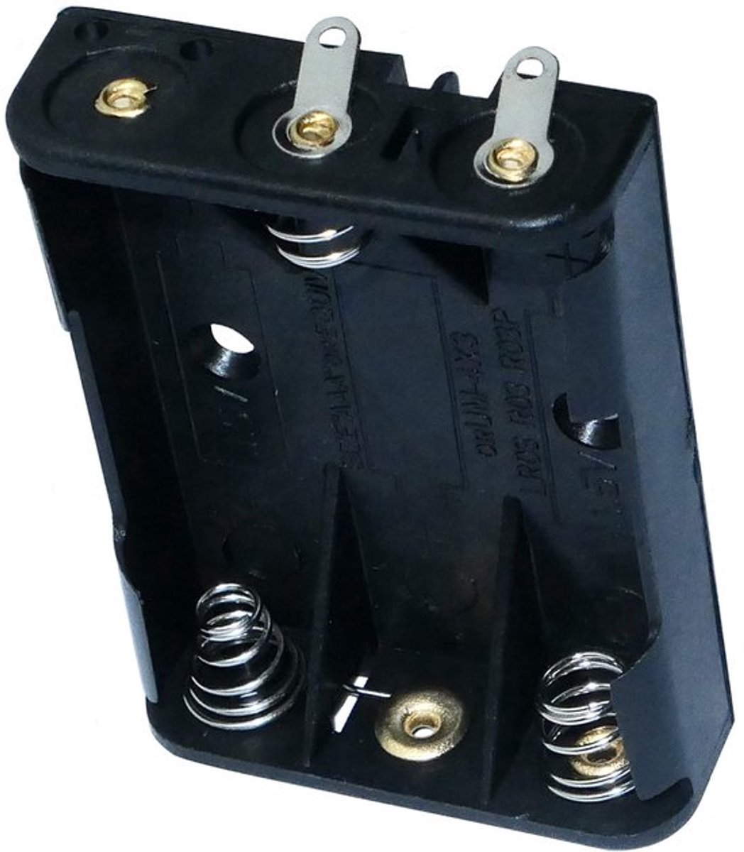 Dailygoody - Batterijhouder 3x Lr03 - Duurzaam en Compact - Geschikt voor 3