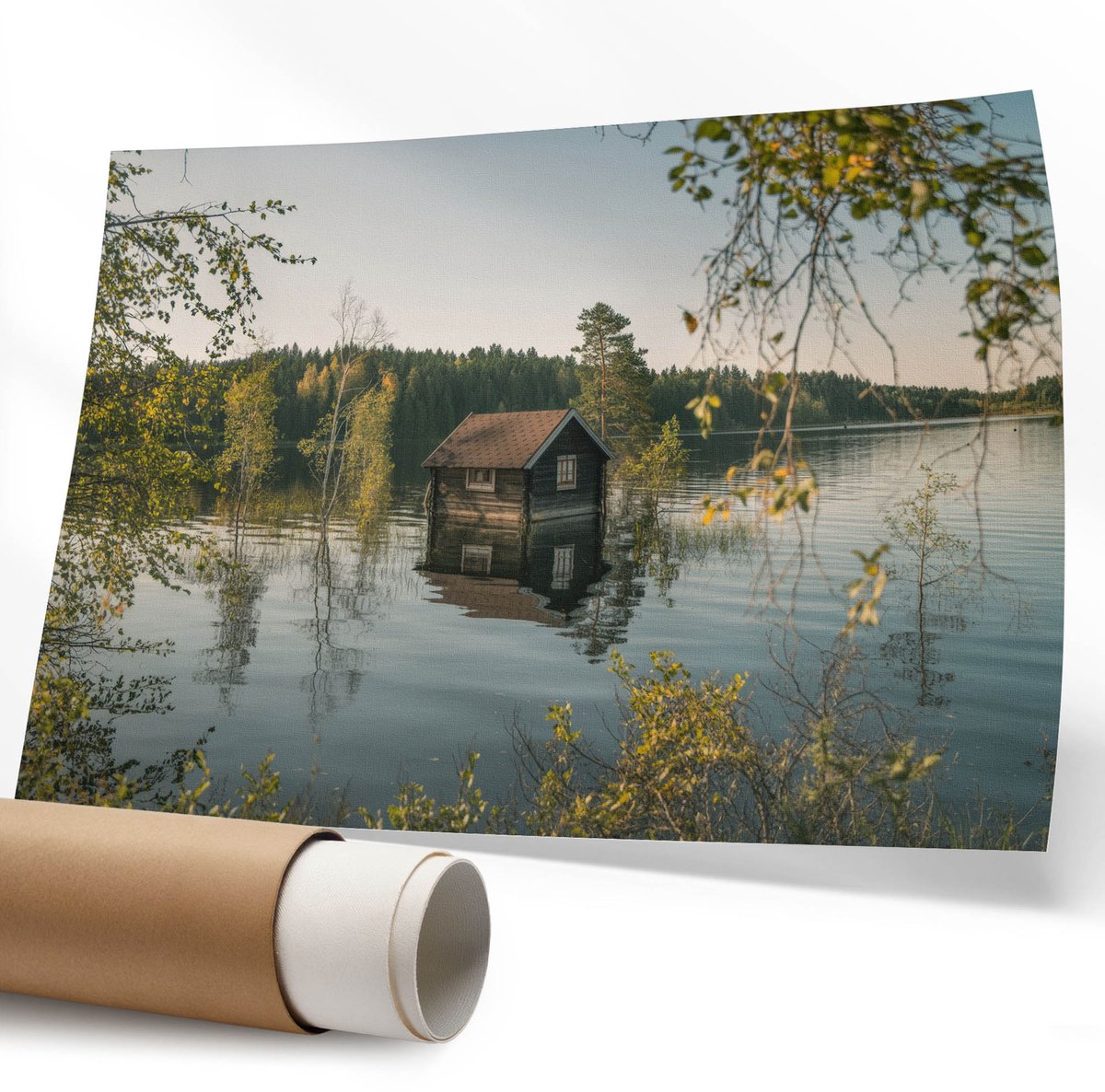 Coloray Polycanvas Poster - Mijn Lichaam, Mijn Regels., Fotografie - 594 x 840 mm - Zwart-wit Motief - Rechthoek - Kunstposter - Slaapkamer - Modern