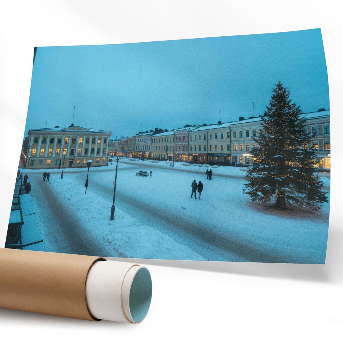 Coloray Polycanvas Wandposter - Voetbal, Illustratie - 594 x 840 mm - Zwart Wandposter - Rechthoek - Canvasposter - Woonkamer - Expressief