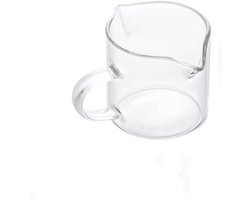 Glazen Melkopschuimer - Espresso Werper - Koffie Maken - Dubbele Uitloop - 120 ml - Transparant
