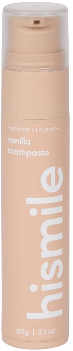 HiSmile - Vanilla - Tandpasta - 2x60 gr - Fluoride+ - No SLS & PEGs