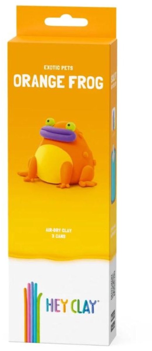 Hey Clay Interactieve Boetseerklei Oranje Kikker