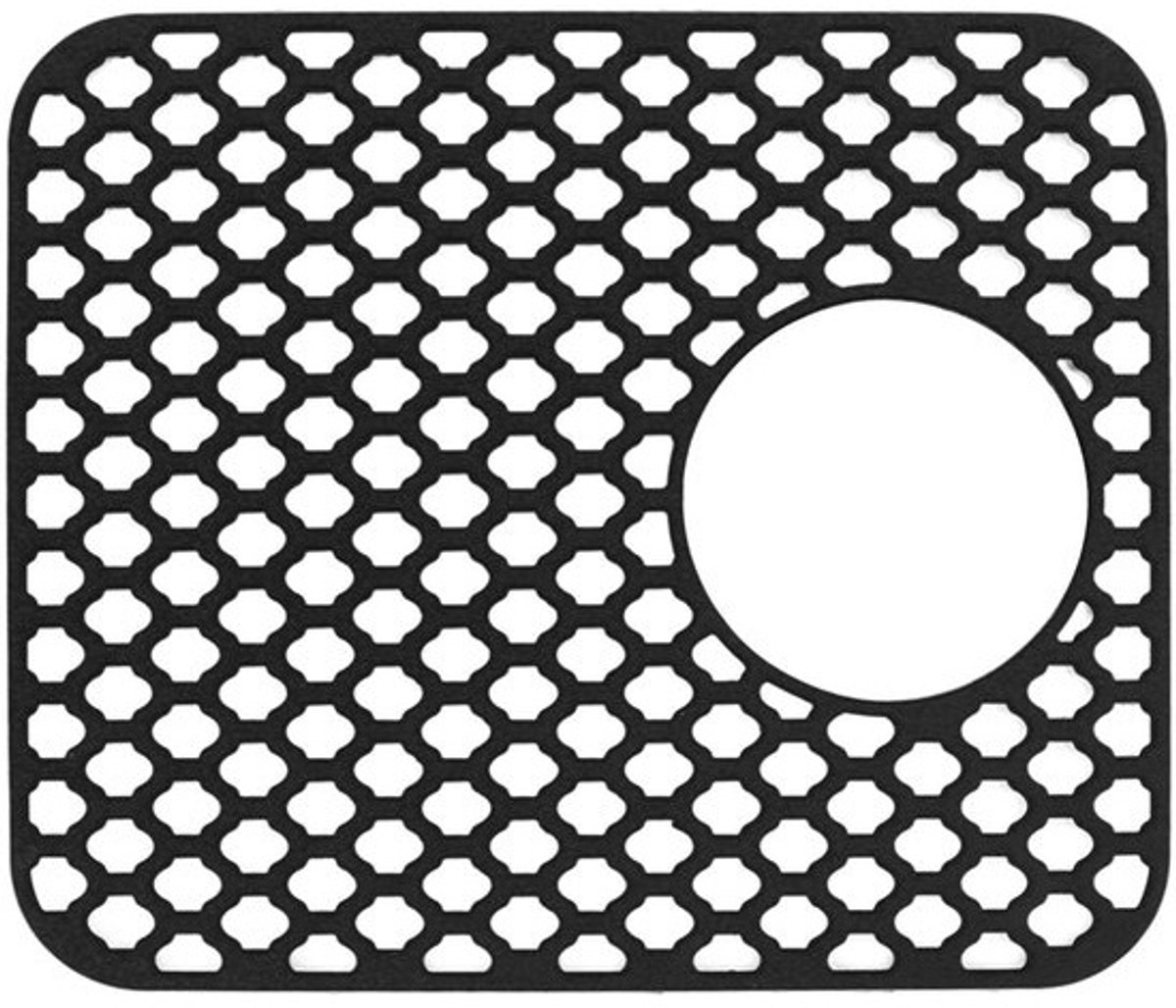 Dailygoods- Spoelbakmat Hittebestendig - Gootsteenmat Antislip - Keukengootsteenbeschermer - Siliconen - Veelzijdig Gebruik - 13,6 x 11,6 cm