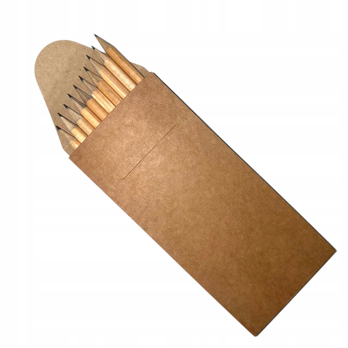 Houten Potlood HB Natuurlijk Gelakt 175mm - Set van 10