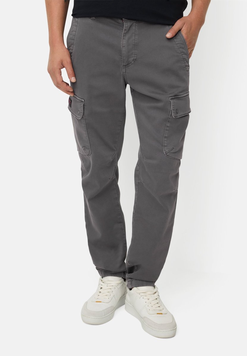 camel active fleXXXactive© cargobroek Regular Fit - Maat menswear-44/32 - Grafietgrijs