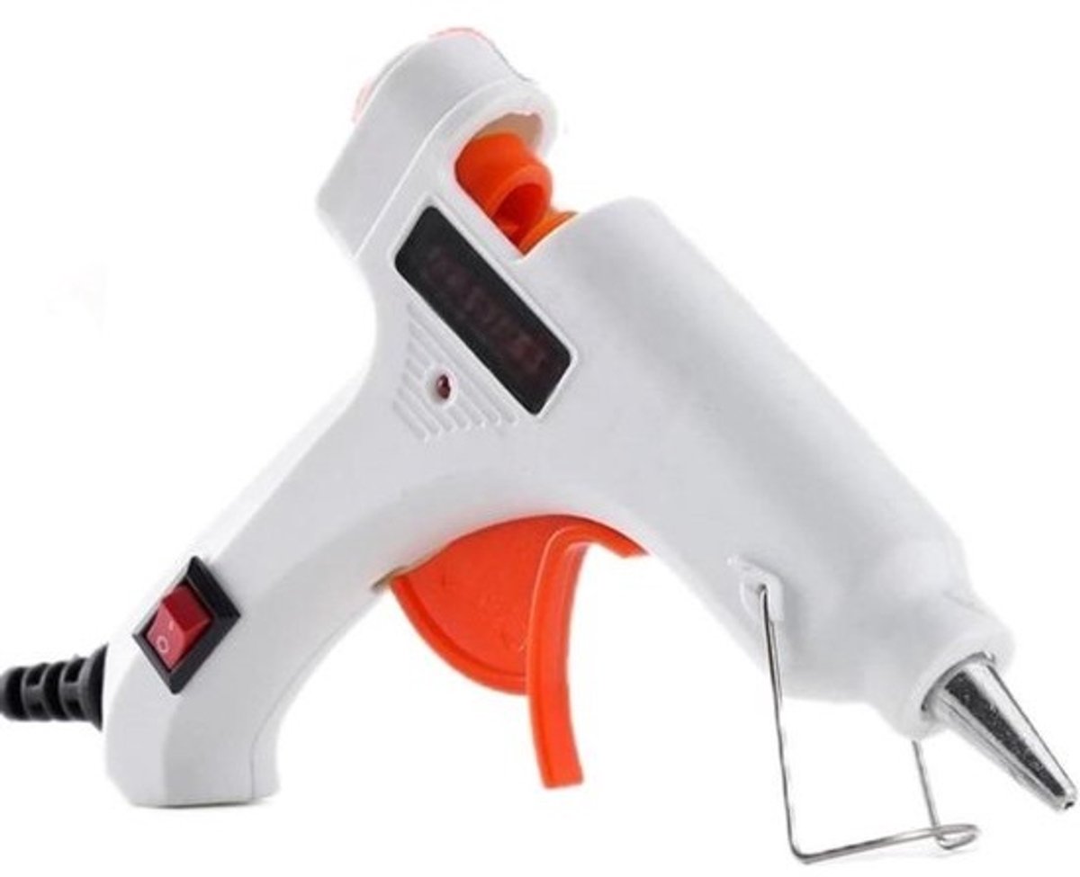 Lijmpistool - Hittepistool Lijm - Repareren Knutselen - Constante Temperatuur - 7 mm Stift - Rood