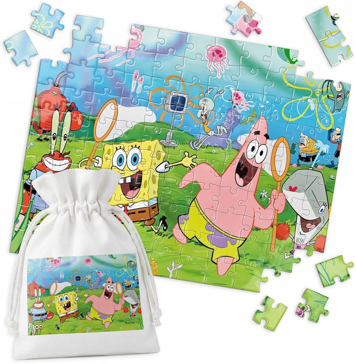 SpongeBob Krabburger Puzzel - 110 stukjes
