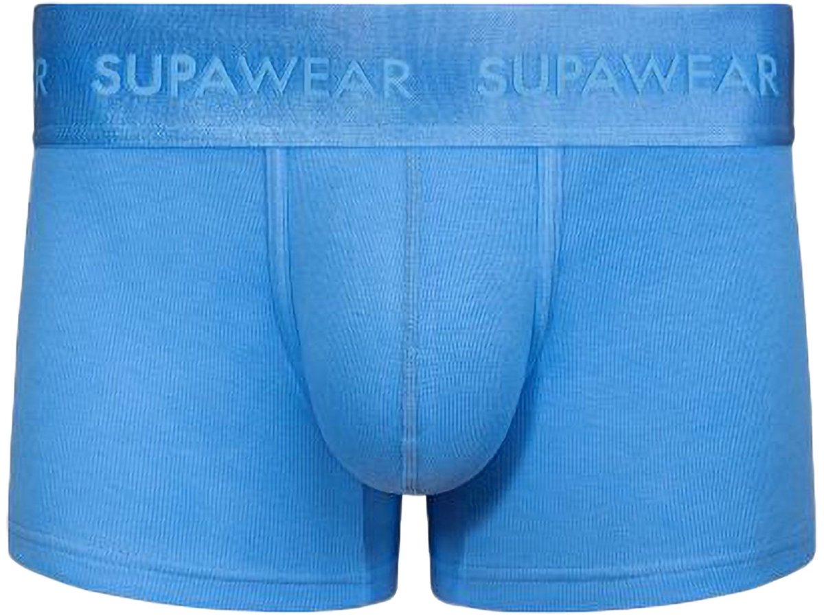 SUPAWEAR Ribbed Trunk Marina - MAAT XL - Heren Ondergoed - Boxershort voor Man - Mannen Boxershort
