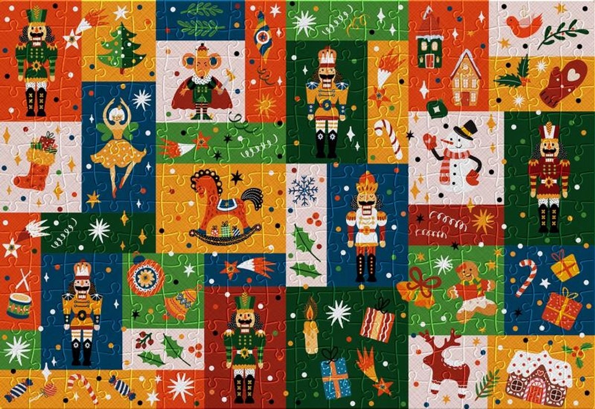 Interdruk Kerstpuzzel 250 stukjes in Decoratieve Koker