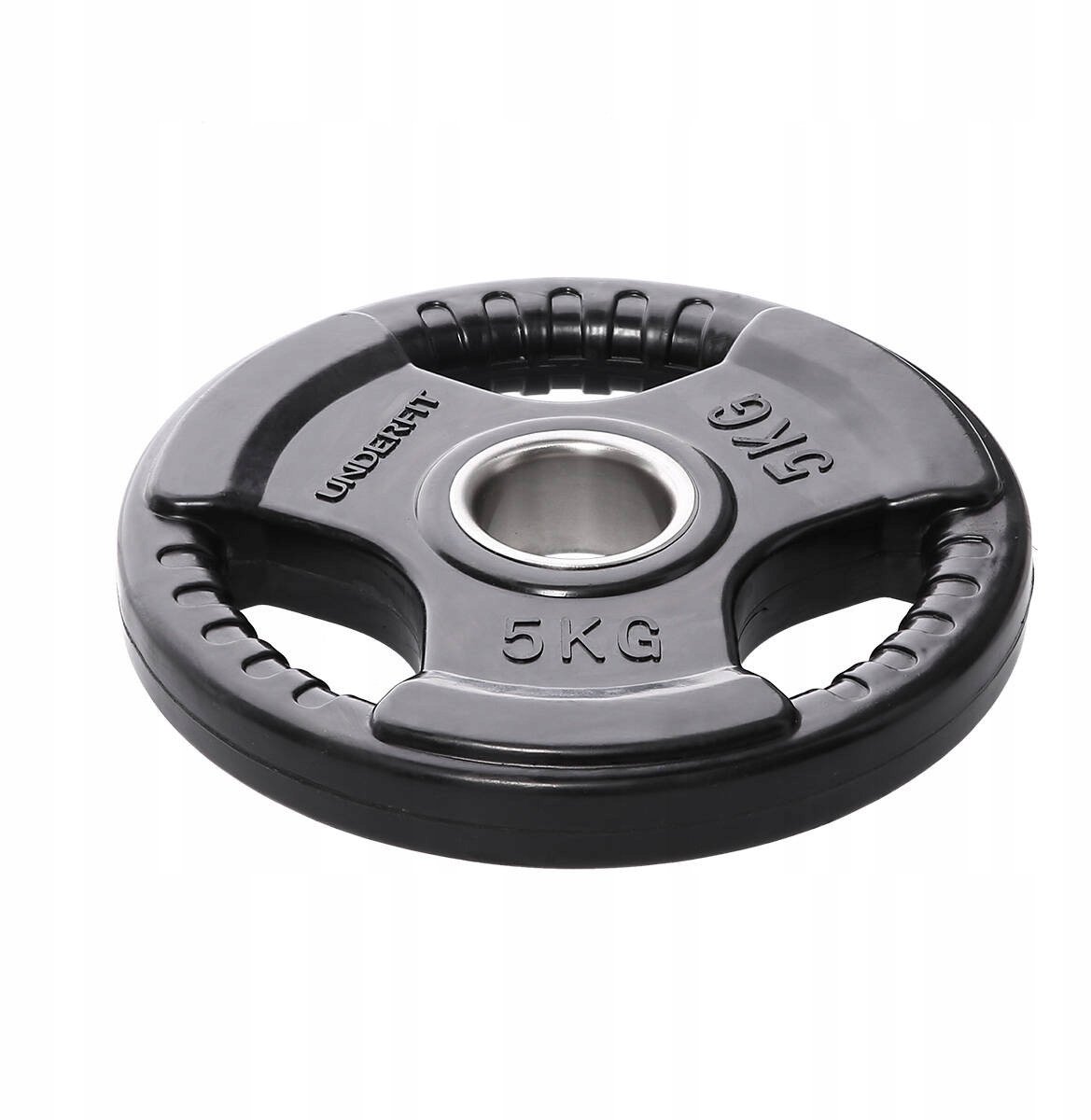 UNDERFIT rubber Olympische beugel 5 kg - Gecoat gewicht
