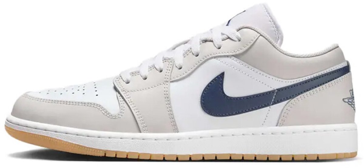 Jordan 1 Low Midnight Navy Neutral Grey