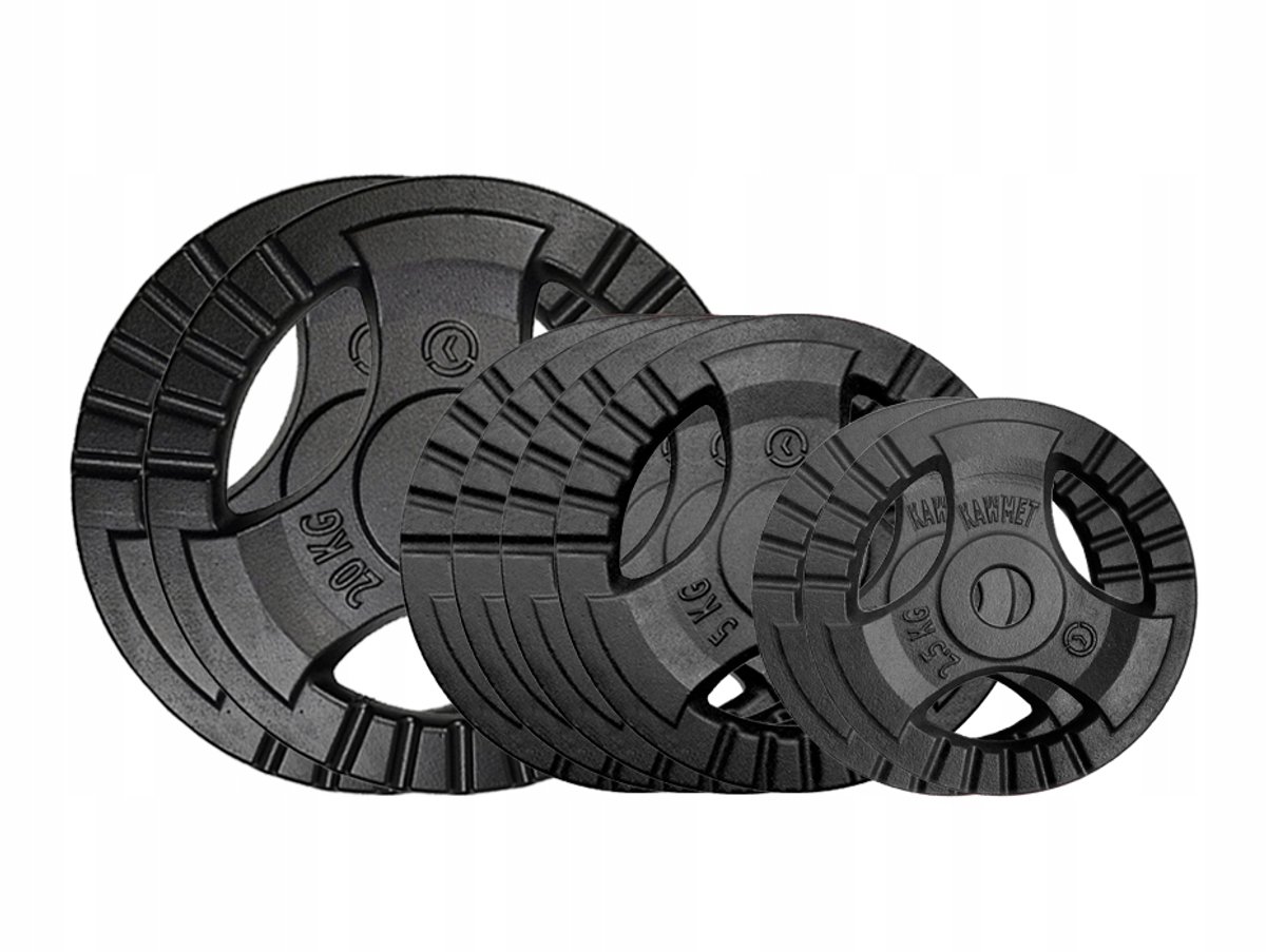 65 kg gietijzeren halterschijven set voor thuis fitness (30,5 mm)