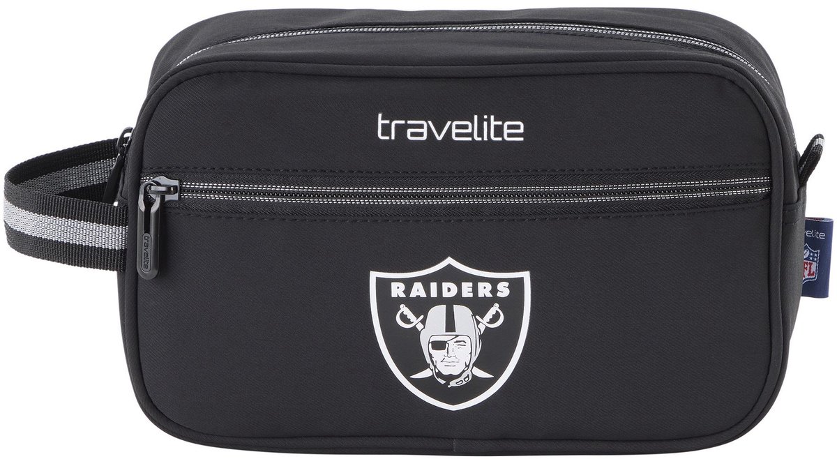 Travelite travelite x NFL Toilettas 24 cm - 3 L - Ritssluiting - las vegas raiders