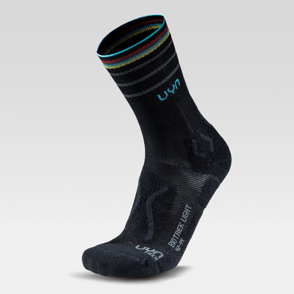 UYN Biotrek Light Heren Wandelsokken Ademend & Comfortabel Zwart