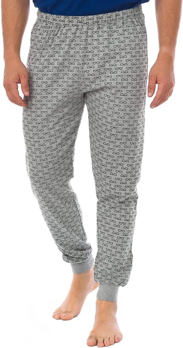 Lange katoenen pyjamabroek voor heren KLPP1