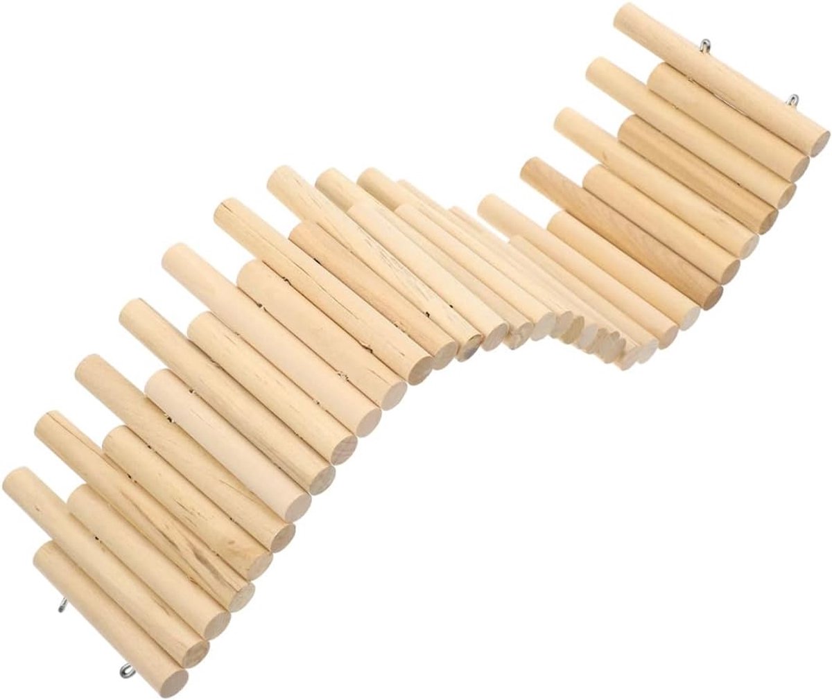 Speelgoed Hek Hamsterbrug Speelgoed Houten Ladder Natuurlijke Schuilplaats Voor Gelukkige Hamsters 38cm