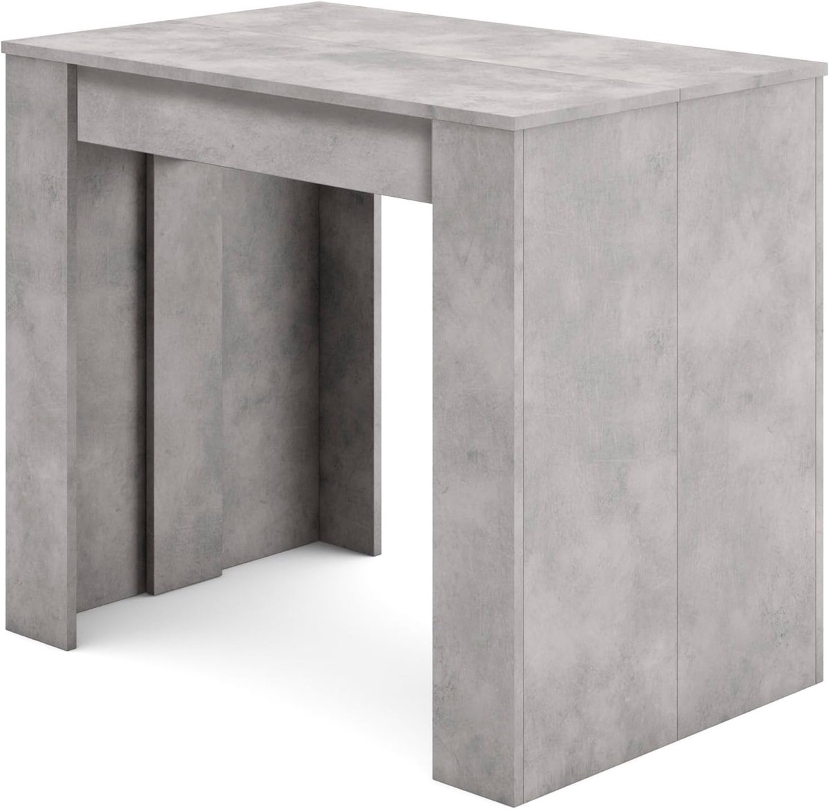 Home | Uitschuifbare Consoletafel | Console table | 220 | Voor 10 personen | Tafel | Moderne stijl | Cement