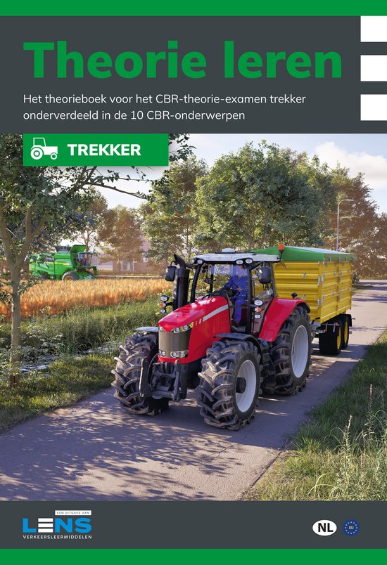 Trekker Theorieboek 2026 / 2027 - Tractor T-Rijbewijs - Theorie Boek voor CBR Examen