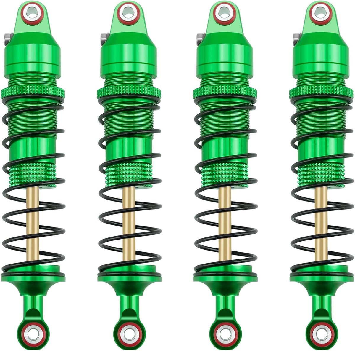 89 mm aluminium schokdemperset voor 1/16 Tra-xxas Mini Maxx RC Car Upgrade onderdelen (groen)