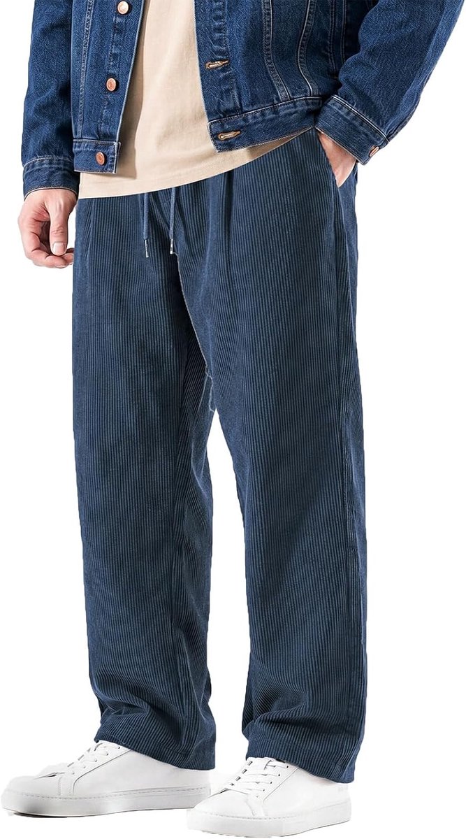 Corduroy broek voor heren, lange vrijetijdsbroek, chinobroek
