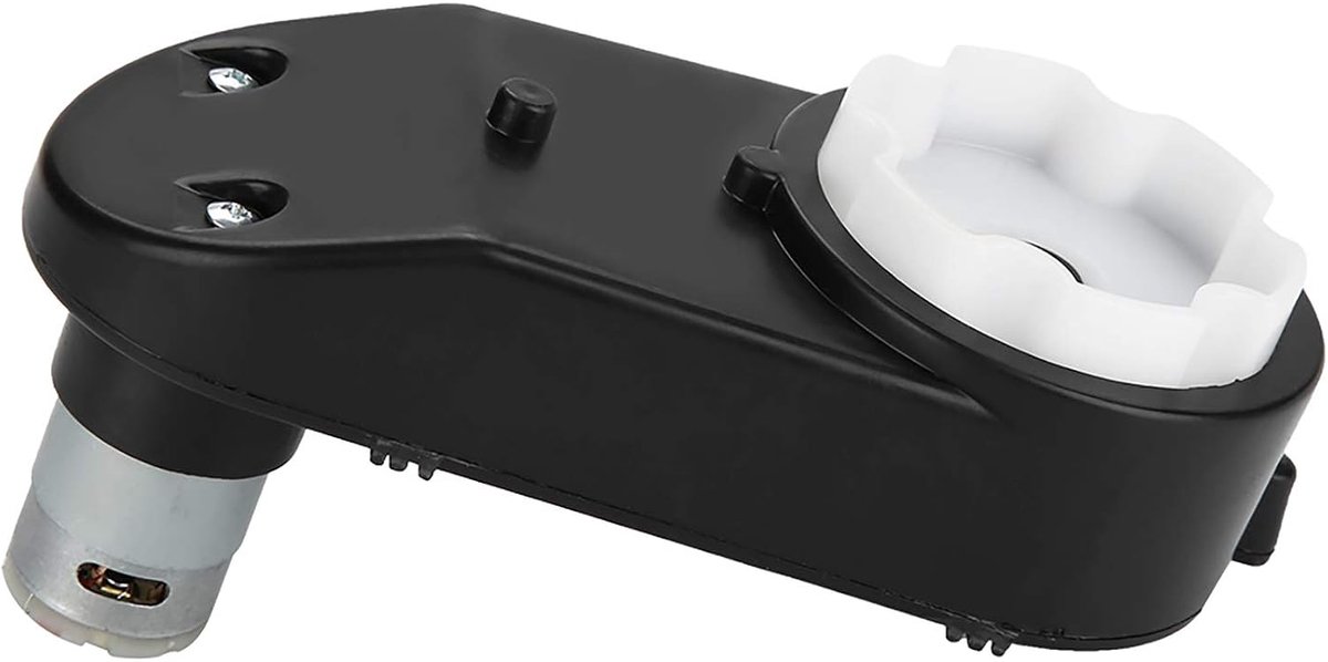Versnellingsbak met 6V/12V Motor, RS390 Motorfietsen Universele Elektrische Motor Versnellingsbak 6V/12V 12000-20000RPM voor Kinderen Auto Speelgoed Vervangende Onderdelen. (6V 18000RPM)