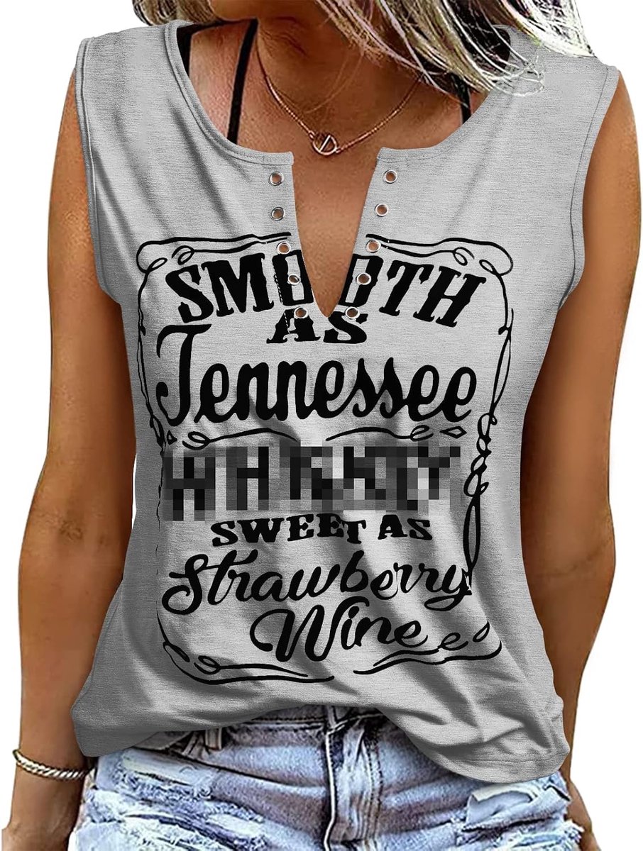 heekpek Vrouwen Vest Tops V-hals Casual Zomer Tee Tops Mouwloos Katoen Grafische Print Dames Vesten Tank Tops