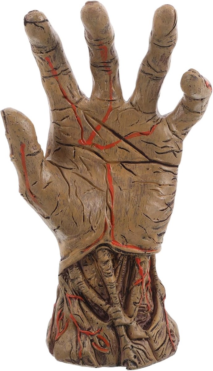 Halloween ringenhouder: Gotische mannequin hand sieraden display houder foto rekwisieten voor armband ketting ring horloge standaard organizer
