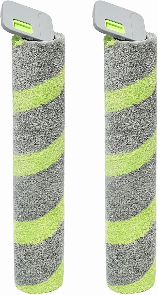 Rolborstels voor iRobot Roomba Max 705 Combo/Max 706 Combo/Max 700 Series Combo Stofzuiger Accessoires, Wasbaar in Microvezel, Reserveonderdeel Rolmoppen 2 Stuks