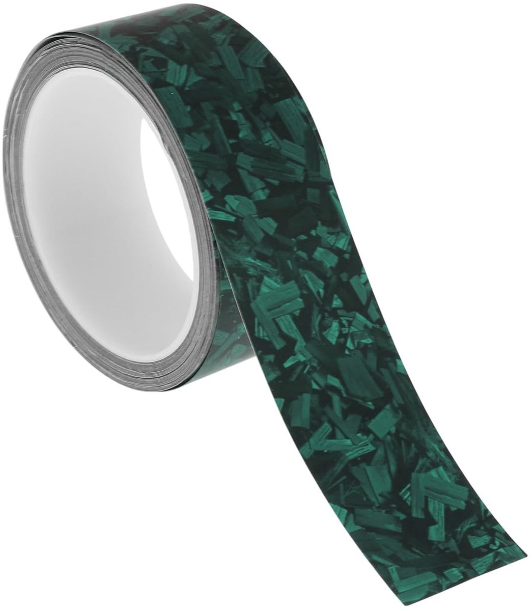 Pinstripe Plakband 40 mm x 8.5 m voor Auto, Motor en Boot - Racing Stripes, DIY Stickers, Matte Groene Afwerking