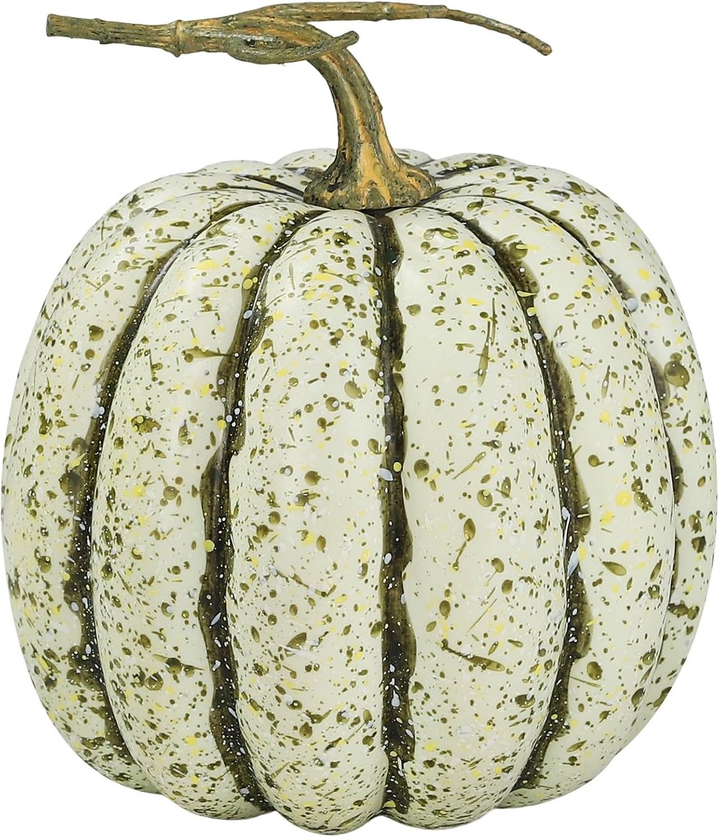 Pompoen Schuim Nep Pompoen Met Stam Voor Herfst Oogst Halloween Decor